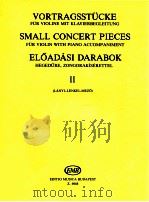 small concert pieces for violin with piano accompaniment Ⅱ Z.6988（1974 PDF版）