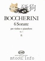 6 sonate per violino e pianoforte op.5 Ⅱ Z.12 904 1984 PDF电子版封面