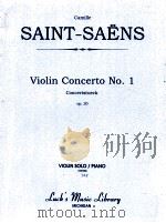 Violin Concerto No.1 Concertstueck op.20 violin solo/piano 10196 PDF电子版封面