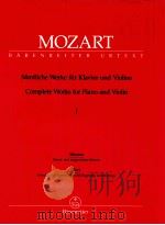 Complete works for piano and violin BA 5761（1964 PDF版）