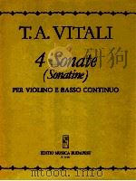 Sonate Sonatine per violino e Basso continuo z.13045（1985 PDF版）