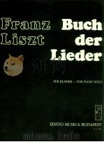 Buch der Lieder for piano solo Z.12 705 1982 PDF电子版封面 franz Liszt