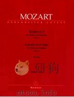 concerto in D major for violin And Orchestra >>No.4<< KV 218 piano reduction BA 4866（1983 PDF版）