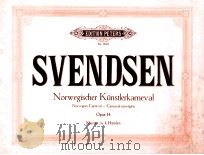 edition peters Nr.2076 norwegischer künstlerkarneval opus 14 klavier zu 4 h?nden（ PDF版）