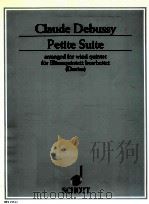 Petite suite arranged for wind quintet für bl?serquintett bearbeitet davies ED 12211（1986 PDF版）
