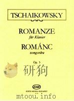 P.I.Tchaikovsky Romanze für Klavier Op.5 Z.491 1991 PDF电子版封面