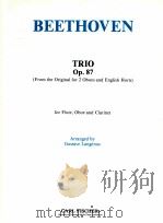 trio op.87 for flute oboe and clarinet（1938 PDF版）