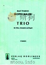 trio for oboe klarinette und fagott 1968 PDF电子版封面