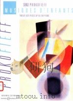 Musiques d'Enfants 12 easy pieces op.65 for piano（1936 PDF版）
