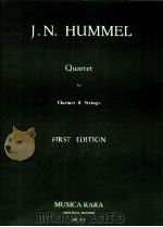 Quartet for clarinet & String MR1103 1958 PDF电子版封面