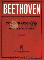 Beethoven Zongaszonáta sonate für klavier Op.31 No.2 Z.7454（1959 PDF版）