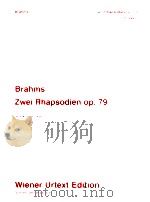 Two Rhapsodies op.79 kaul UT 50007（1973 PDF版）