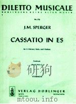 diletto musicale Nr.376 Cassatio in ES für 2 h?rner violine und viola erstdruck rudoiLf malaric stim（1972 PDF版）