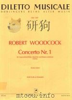 diletto musicale DM 1197 Concerto Nr.1 für Sopranblockfl?te Streicher und Basso continuo D-dur Grete 1995 PDF电子版封面