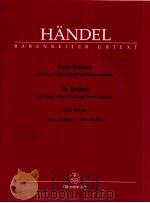 six sonatas for oboe violin oboe and basso continuo HWV 380-385 volume 1:380-385 urtext of the halle（1976 PDF版）