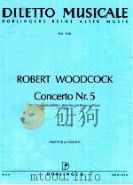 diletto musicale DM 1268 Concerto Nr.5 für 2 Sopranblockfl?te Streicher und Basso continuo C-dur Gre（1999 PDF版）