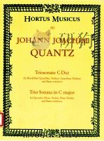 Trio sonata in C major for recorder flute Violin flute Violin and Basso continuo HM 60 1987 PDF电子版封面