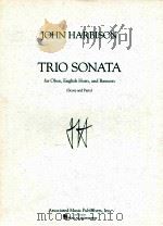 Trio sonata for oboe English horn and bassoon score and parts（1995 PDF版）