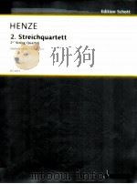 2.Streichquartet 1952 Study Score ED 4410 1981 PDF电子版封面