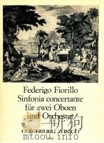 sinfonia concertante f-dur für zwei oboen und orchester GM 262 1976 PDF电子版封面