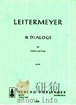 12 Dialoge für Violine und Viola Op.58 03 405 1975 PDF电子版封面