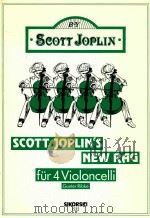SCOTT JOPIN'S NEW RAG für 4 Violoncelli（1988 PDF版）