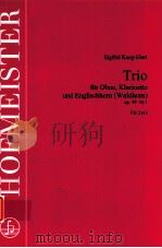 trio für oboe klarinette und Englishhorn waldhorn op.49 Nr.1 FH 2143 PDF电子版封面