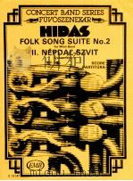 Folk song Suite No.2 for wind band parts Z.13 147（1988 PDF版）