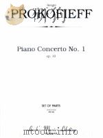 Piano Concerto No.1 op.10 set of parts PDF电子版封面