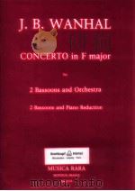 concerto in f major for 2 bassoons and piano reduction MR 2133 1985 PDF电子版封面