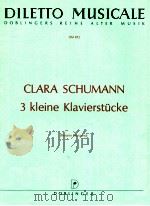 3 Kleine Klavierstucke DM 812 1979 PDF电子版封面