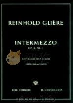 Intermezzo Op.9 Nr.1 Kontrabass und Klavier Originalausgabe PDF电子版封面