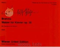 Waltzes for piano op.39 the version for four Hands UT 50074（1988 PDF版）