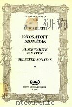 thesaurus musicus No.14 selected sonatas for piano Ⅱ Z.2843 1961 PDF电子版封面