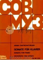 Sonata for piano New version ED.NR.2325（1976 PDF版）