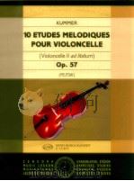10 Etudes Mélodiques pour Violoncelle Violoncelle Ⅱ ad libitum Op.57 Pejtsik Z.13 873 1991 PDF电子版封面