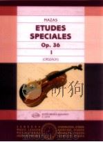 Etudes speciales op.36 Ⅰ z.2244 1957 PDF电子版封面