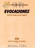 Abril Evocaciones Suite para Guitarra z.13566（1985 PDF版）