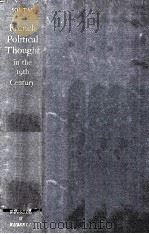 FRENCH POLITICAL THOUGHT IN THE 19TH CENTURY 1959 PDF电子版封面