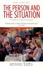 THE PERSON AND THE SITUATION  PERSPECTIVES OF SOCIAL PSYCHOLOGY（1991 PDF版）