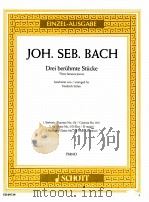 Drei beruhmte Stucke therr famous pieces ED 09739 1984 PDF电子版封面