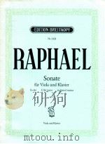 Sonate fur Viola und Klavier Es-dur op.13 1954 PDF电子版封面