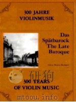 The Late Baroque z.8960 1983 PDF电子版封面
