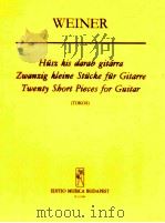 Twenty short pieces for hungarian children s and folk -songs z.12290（1983 PDF版）