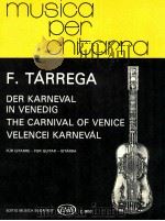 The carnival of venice z.8653 1979 PDF电子版封面 Tárrega