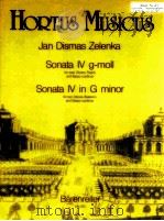 sonata IV in G minor for two oboes bassoon and basso continuo HM274（1994 PDF版）