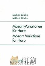 mozart variations for harp 1264 1972 PDF电子版封面