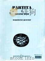 Partita for woodwind quintet（1951 PDF版）
