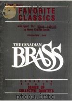 Favorite Classics arranged for brass quintet 1989 PDF电子版封面