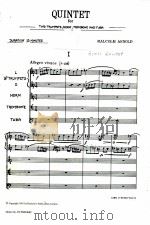 Quintet for two trumpets horn trombone and tuba（1961 PDF版）